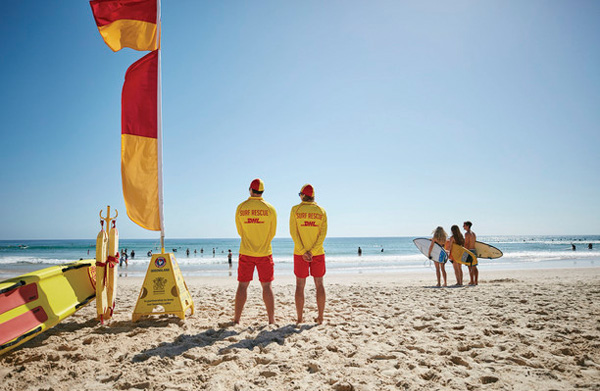 lifeguards at the beach