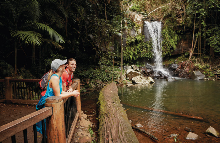 Viewing platform at Waterfall