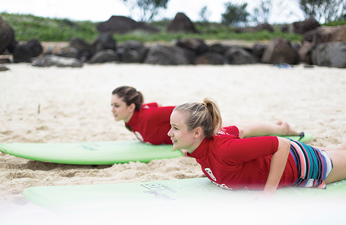 Learn to surf at Surfers Paradise Beach