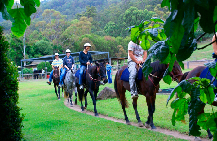 Horse riding adventures at Thunderbird Park